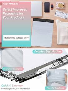 50 Stück Verpackungstüten, Versandmaterial, Boutique-Zubehör, Plastik-Versandbeutel, Express-Beutel, kleine wasserdichte Verpackungsbeutel, Kleidungslogistik-Beutel
