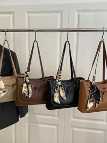 Printed Scarves, Decorative Handbags, Commuting, Office/Coffee, Social/Daily Travel, Multi Scene Handheld, Shoulder, Dual-Mode, Light Luxury Women's Bags, Four Season Minimalist Style, Three-Dimensional Handbags, Four Season Fashion, Versatile Women's Bags
