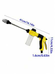 8pcs/Set High Pressure Expandable Magic Flexible Water Hose Kit, Adjustable Spray Gun Car Washing Garden Tools, Universal For EU & US - Lake Blue Gray - View 4