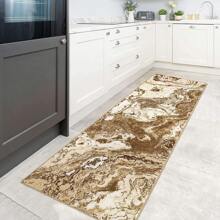 Washable Rugs Abstract Marble Rug, Modern Boho Marble Pattern Area Rug ...