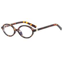 1 Stück Damen Elliptische Kleinrahmen Personalisierte Street Snap Konkave Form Klare Brille Klare Brillen Accessoires Blaulichtfilter Brillen Accessoires für Frauen