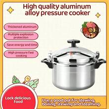 High-Quality Aluminum Alloy Pressure Cooker Available In Multiple Sizes And Models. Multifunctional For Braising, Boiling, And Steaming. Thick Aluminum With Multi-Layer Anti-Explosion Design, No Electricity Needed, Suitable For Gas Stove And Campfire. Essential Cookware For Home Kitchen And Outdoor Camping. - Multicolor - View 9