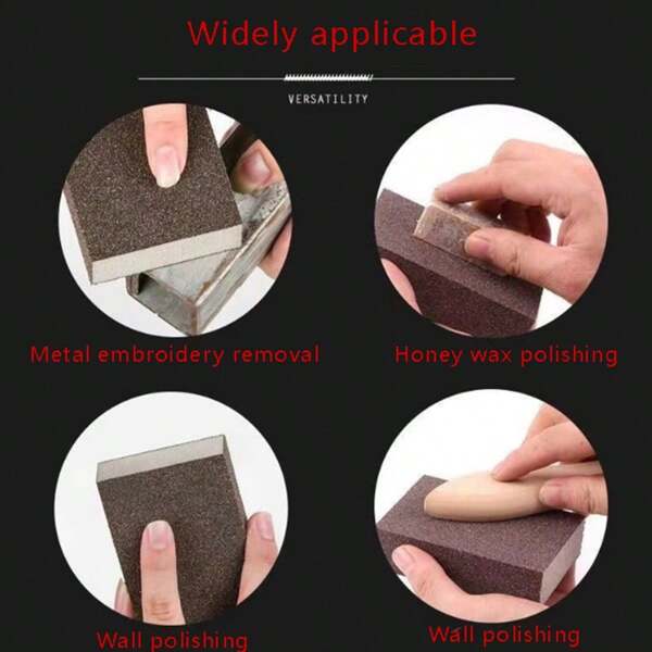 2 Stone Sand Cleaning Brushes, Suitable For Kitchens And Household Hygiene Places. Bowl And Pot, Rust Removal And Cleaning On The Surface Of The Head, Cleaning Brush, Multifunctional Household Wipe.