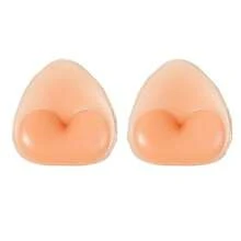 1 Pair Reusable Silicone Bra Inserts – Invisible Push-Up Pads For Swimwear & Lingerie, Soft Thickened Enhancers For Natural Bust Lift, Ideal For Bikinis, Dresses & Halter Outfits