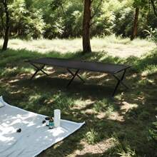 Pat pliabil pentru camping în aer liber pentru adulți, șezlong de grădină, leagăn, cu geantă de transport, capacitate mare de încărcare, pat pliabil portabil