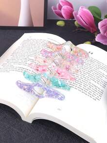 1pc Creative Drop Glue Book Holder,Portable Multi-Functional Book Page Extension Tool, Beautiful Thumb Bookmark For Reading Books Back To School