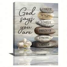 Modern Home Decor Canvas Print Without Frames: Zen Artwork Inspired By Bible Quotes, For Wall Decoration In Living Room, Bedroom Or Any Indoor Space,Wall Art,Poster Gifts Birthday Graduation