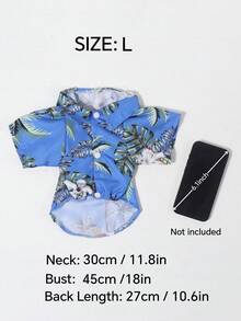 1 Piece Of Non Stretch Slim Fit Pet Summer Style Shirt Suitable For Small Cats And Dogs To Wear At Home And Outdoors In Spring And Summer (The Product Is Slightly Smaller, It Is Recommended To Add 1-2 Extra Sizes For Purchase) - Multicolor - View 19