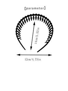 女士头带配饰，哑光发带，适用于洗脸和敷面膜，高端时尚简约设计，用途广泛，女士发带，发饰，发箍