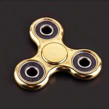 Spinner de Mão de Metal com Rolamento R188 Silencioso, Feito de Liga de Alumínio para Alívio de Estresse, Brinquedo de Mesa de Escritório para Adultos, Auxílio para Ansiedade e Foco, Brinquedo Fidget de Mão EDC