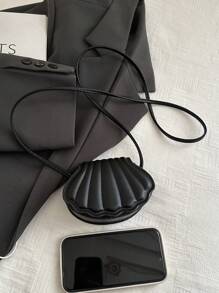 Bolso de hombro mini de moda, elegante bolso de concha perfecto para fiestas, bodas, cenas y banquetes, que combina con vestidos de novia, atuendos formales, vestidos de graduación y atuendos de cumpleaños
