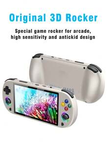 1 Set tragbare Handheld-Spielekonsole mit 5-Zoll-HD-Bildschirm, unterstützt kabelloses 2-Spieler-Gamepad, mit 30.000 nostalgischen Retro-Klassikern und 30 Simulatoren wie PS1/GBA, mit tragbarem Arcade-Joystick, ideal als Geschenk zum Geburtstag oder Feiertag für Männer und Ehemänner