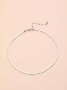 1pc Fashionable Bohemian Beaded Necklace Choker