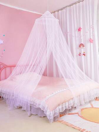 Red para mosquitos de tamaño grande 413*98in, tienda de campaña con repelente de insectos en forma de cúpula colgante, para dosel de cama, camping, uso doméstico, decoración de habitación