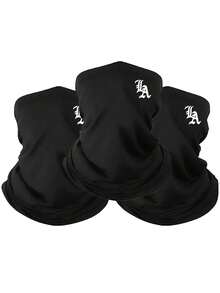 1/2/3 件男女通用拉法帽面罩，适合日常使用、徒步旅行、骑自行车、骑摩托车