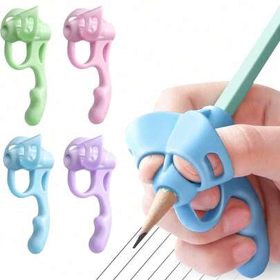 Kẹp bút chì cho trẻ em tập viết, Kẹp bút chì silicon 5 ngón tay cho trẻ em, Dụng cụ luyện tập viết, Kẹp bút chì thoải mái cho người mới bắt đầu, Hướng dẫn tư thế viết, Ý tưởng quà tặng Giáng sinh, Đề xuất quà tặng ngày lễ