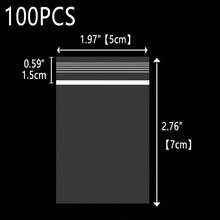 100 túi nhựa khóa kéo nhiều kích cỡ và kiểu dáng từ 2,5cm đến 30cm, dày 0.04mm, hai lớp, chống thấm nước và bụi, có thể tái sử dụng, thích hợp để đóng gói quà tặng, trang sức, phụ kiện, sử dụng trong siêu thị, mùa tựu trường, Ngày lễ tình nhân, Ngày của Mẹ, lễ tốt nghiệp, tự làm đồ thủ công, tiệc tùng, họp mặt gia đình. - trong suốt - Xem 22