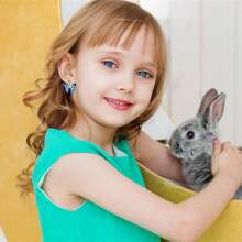 20 Pairs Clip-On Earrings - Cute Animal Designs, Non-Pierced For Girls Halloween Christmas New Year