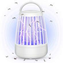 Mückenvernichter mit Nachtlicht, superleise, 100 % physikalische Mückenvernichtung, geeignet für Schlafzimmer, Wohnzimmer, Büro, Garten