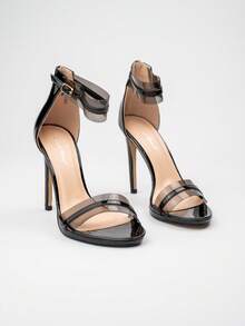 High Heel Sandals - Black - View 5