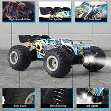 RC Remote Car Car Electric Flat Running Transport Racing Toy Car Boy - Azul - Ver 3