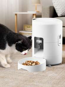 全新 USB 供电宠物智能喂食器，67 盎司大容量，自动定时宠物喂食器，App 控制，时尚创新设计，宠物智能喂食器，狗狗用品，猫咪必需品