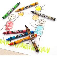 -Z-Art 16ct Crayons, Back To School Supplies, Box Of Crayons Drawing Fun, Ages 3 And Up