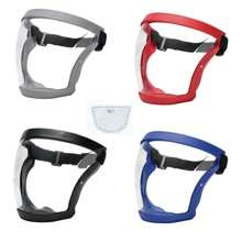 Masque de protection intégral unisexe transparent, masque de moto/vélo coupe-vent, anti-poussière, protection du visage pour le soudage