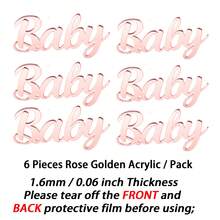 6 Pieces Happy Birthday Acrylic Cupcake Topper For Cake Decoration Party Supplier - Multicolor - View 13