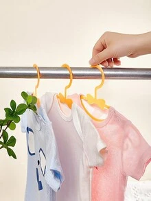 20pcs/10pcs Durable Baby Clothes Hangers - Non-Slip, Space-Saving Drying Racks, Easy Organization - Suitable For Bedroom, Closet, Wardrobe, Bathroom And Dorm (Random Style) - Non-slip Hanger - View 2