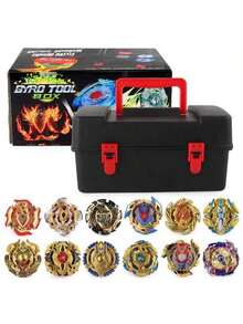 2025 Latest 1set Burst 4D Spinning Top Toy Constellation Spinning Top Toy, Steel Battle Soul Spinning Top Assorted Styles, Birthday Gift, Holiday Gift