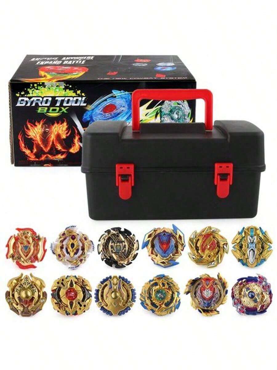 2025 Latest 1set Burst 4D Spinning Top Toy Constellation Spinning Top Toy, Steel Battle Soul Spinning Top Assorted Styles, Birthday Gift, Holiday Gift