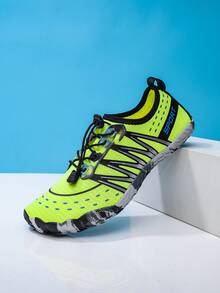 户外男女款河流徒步凉鞋,速干透气防滑夏季钓鱼鞋,轻便网眼水上鞋 - 黃色 - 查看 5