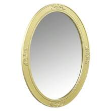 MERAX Luxury Makeup Vanity Desk With Wall-Mounted Oval Mirror, 3-Drawer Dressing Table For Cosmetics Jewelry Storage, Elegant Beauty Station Bedroom Dressing Room Salon Station, Gold - Vàng - Xem 10