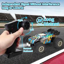 RC Remote Car Car Electric Flat Running Transport Racing Toy Car Boy - Azul - Ver 4