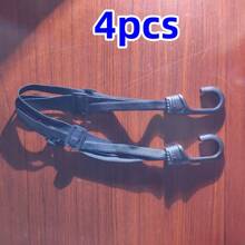 2-7 peças/Universal Correia de Bagagem para Motocicleta de 60cm, Corda Elástica Retrátil de Alta Resistência com Fivela Protetora para Capacete e Equipamentos de Moto