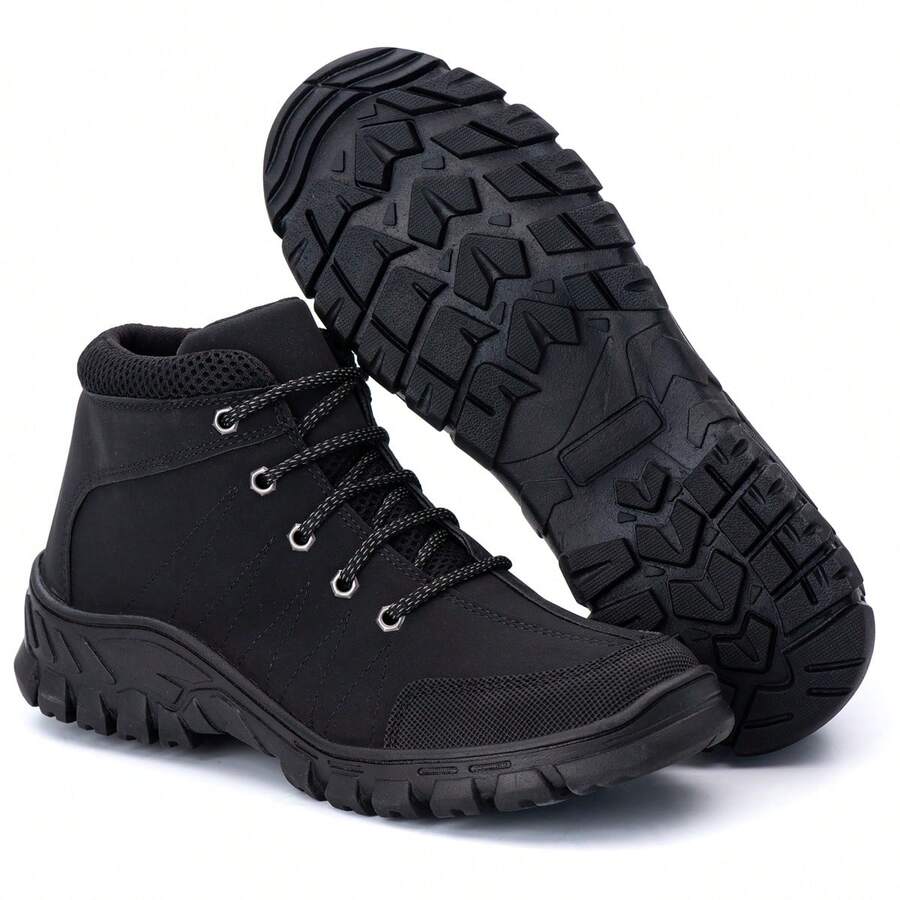 Salazari Adventure Boot With Rubber Sole - 黑色 - 查看 1