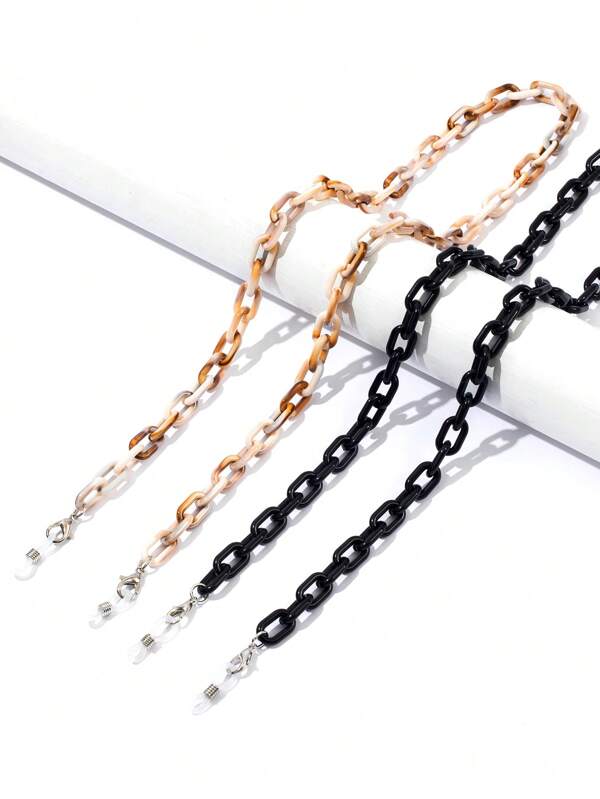 1pc Summer Vacation Use Acrylic Glasses Chain,Handmade Women's Sunglasses Chain,Essential Glasses Chain For Beach Tourism