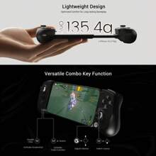 GAMESIR Gamepad X5 Lite, impugnatura ergonomica, texture antiscivolo, joystick a effetto Hall, porta di ricarica Type-C, pulsanti ABXY in silicone elastico, confortevole da tenere