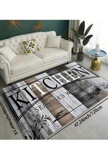 1pc Modern Minimalist Style Decorative Carpet, Bedside Rug, Bedroom Rug, Study Rug, Living Room Rug, Home Decor Rug, Printed Rug, Window Sill Rug, Suitable For Home Decor, Fluffy Rug, Rug, Bedroom Decor, Home Decor, Room Decor, Small Rug, Blanket, Outdoor Mat, Garden Mat, Living Room Rug