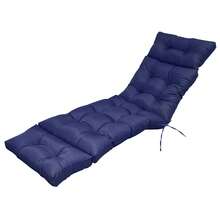 Outdoor Folding Lounger Chair Cushion Recliner Rocking Chair Sofa Mat Chair Cushion For Yard Patio Beach Pool Deck For Outdoor Folding Chaise Lounge Chair Cushion For Beach Sunbathing Patio - 藏蓝色 - 查看 8