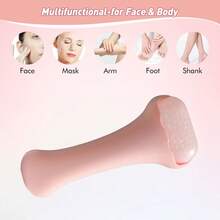 1 szt. żelowy wałek do masażu twarzy z lodem PE, narzędzie do pielęgnacji twarzy, terapia lodem i masaż - Wielokolorowe - Zobacz 6