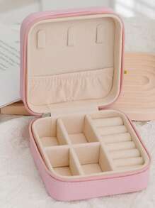 Caja de joyería personalizable, regalo para dama de honor, caja de joyería personalizada para dama de honor, caja de joyería de viaje para damas