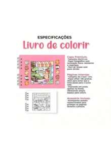 Livro De Colorir Bobbie   Acabamento de Luxo Goods Capa Dura 50 Páginas A5-48