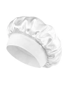 Satin-Lined Sleep Cap, Mulberry Silk Sleep Cap, Luxurious Satin Silk Sleep Cap - Adjustable Drawstring, Comfortable Fit, Satin-Lined Hair Protection, Suitable For Natural Curly Hair, Applicable For Makeup, Cooking, Sleeping, Salon Towels, Hotel Spa, Home Goods, Towels, Skincare - Multicolor - View 16