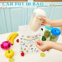 2/1 Pieza Taza portátil para ensalada con tapa y tenedor - Transparente, Recipiente mezclador de PP adecuado para ensaladas frescas, verduras y frutas - Adecuado para llevar el almuerzo y el desayuno, Mezclador de ensalada enlatada, Taza de avena con cuchara y tapa, Taza de leche y yogur bajo en grasa, Taza portátil para pérdida de peso adecuada para un estilo de vida saludable, Útiles escolares adecuados para mujeres, Útiles escolares de vuelta a la escuela, Botellas de agua, Exterior, Camping