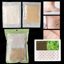 10/20/30pcs Heat Patch (Extra Large, With Mugwort) Self-Heating Warm Body Mugwort Steam Coldproof Warm Shoulder Neck Knee Warmer Patch, Suitable For Women In Winter - Apricot - View 3