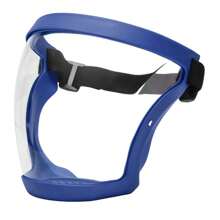 Masque de protection intégral unisexe transparent, masque de moto/vélo coupe-vent, anti-poussière, protection du visage pour le soudage