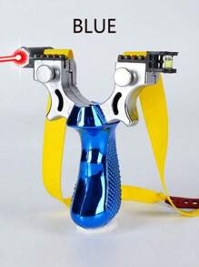 1pc Professional Slingshot, Yellow And Black, Used For Outdoor Hunting And Shooting Practice. Outdoor Shooting Fun Slingshot Decompression Artifact, Slingshot Hunting Game, Outdoor Slingshot, Party Discount, Hunting Slingshot(Rubber Band .Color Random)