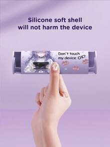 Ayotu 1pc Purple Anime Girl Pattern TPU Protective Case Compatible With Nintendo Switch Oled /Switch/Switch Lite/ New Switch2 (2025) -Dock-Compatible Design, No Removal Needed,Drop And Dustproof,Multiple Color Options - Multicolor - View 2